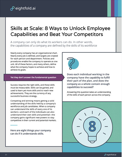 Skills at Scale: 8 Ways to Unlock Employee Capabilities and Beat Your Competitors